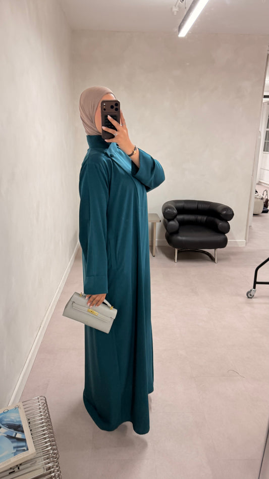 Japandi Abaya Teal