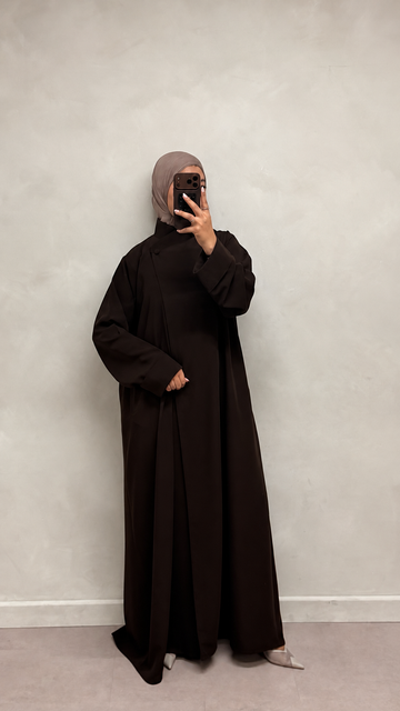 Japandi Abaya Cacao