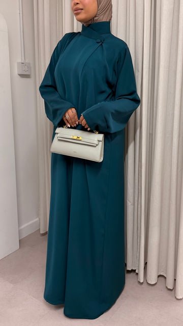 Japandi Abaya Teal