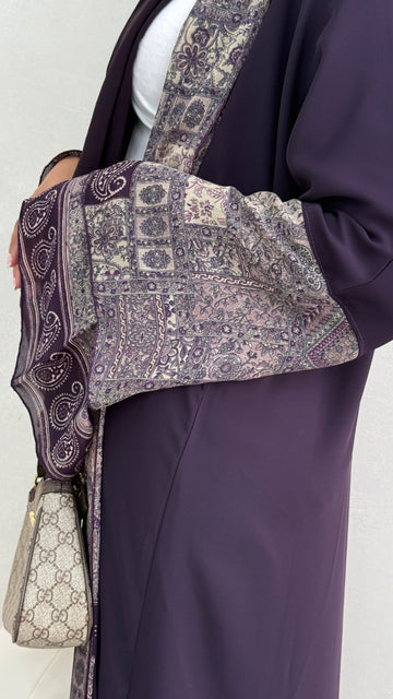 Deep Plum Paisley